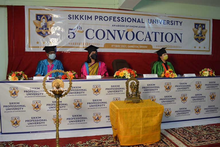 Sikkim Professional University Fifth Convocation 2021 – A journey to success