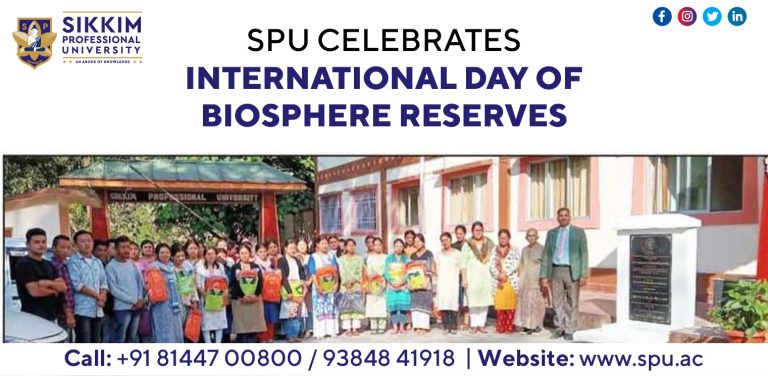 International Day for Biosphere Reserve Day Celebrated at Sikkim Professional University