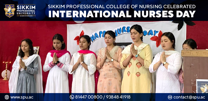 Sikkim Professional College of Nursing celebrated International Nurses Day