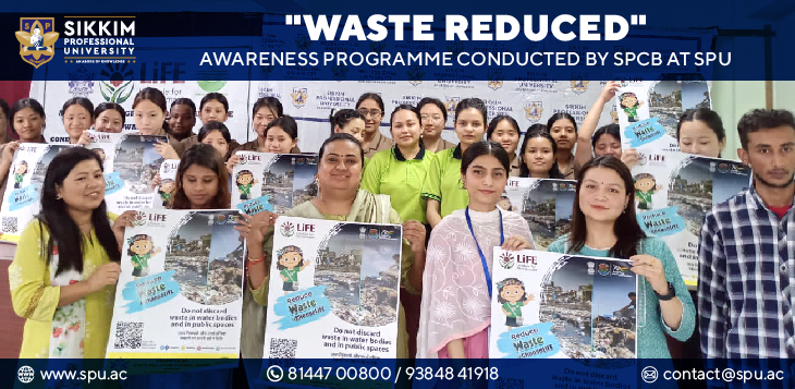 Waste Reduced Awareness Programme Conducted by SPCB at SPU